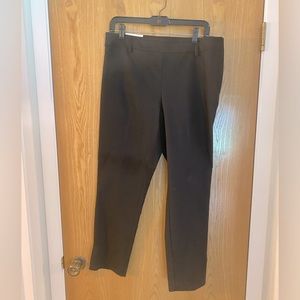 H&M black ankle work pants